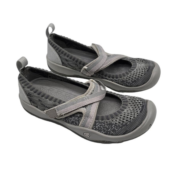 Keen Other - Keen Moxie Sport Slip on Mary Jane Shoes Comfort Casual Gray Kids Size 12